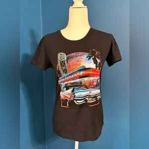 Hart & Huntington Tattoo Company Diner Scene S/S Tee Size S NWT